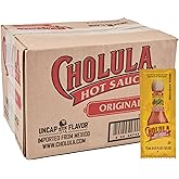 Cholula Original Hot Sauce Packets, 200 count - One 200 Count Individual Hot Sauce Packets with Mexican Peppers and Signature